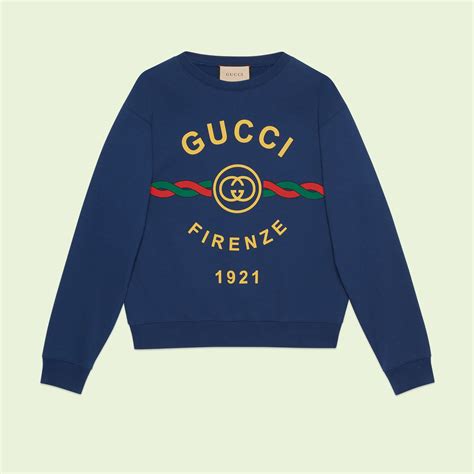 gucci logo felpa|GUCCI Felpa rosa in cotone con logo .